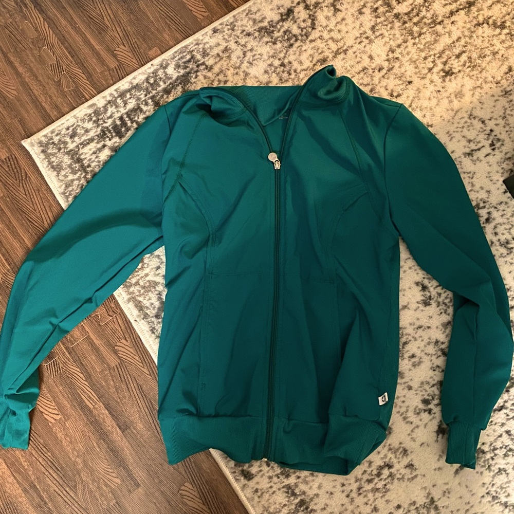 Green Infinity Scrub Jacket - image 1